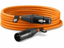 Rode XLR-Kabel XLRm-XLRf 6 m, Orange, Länge: 6 m