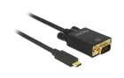 DeLock Kabel USB Type-C - VGA, 1 m, Kabeltyp
