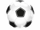 Folat Folienballon Fussball Schwarz/Weiss, 43 cm