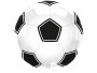 Folat Folienballon Fussball Schwarz/Weiss, 43 cm