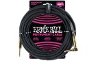 Ernie Ball Instrumentenkabel 6086 ? 5.49 m, Schwarz, Länge: 5.49