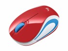 Logitech Wireless Mini Mouse M187 Red