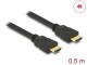 DeLock Kabel 4K 30Hz HDMI - HDMI, 0.5 m