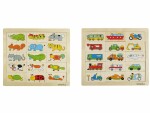 Beleduc Puzzle Match & Mix Transport / Tiere, Sprache