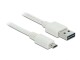 DeLock Delock Easy-USB2.0-Kabel A-MicroB: 0.5m, Beide