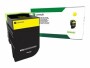 Lexmark Toner 70C20Y0 Yellow, Druckleistung Seiten: 1000 ×