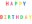 Bild 0 Partydeco Kerze Happy Birthday 2.5 cm, Mehrfarbig, Detailfarbe