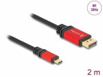 DeLock Kabel 8K 30Hz USB Type-C - DisplayPort, 2