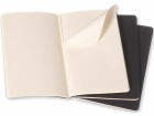 Moleskine Notizbuch A5 Liniert, Schwarz, 3-teilig, Produkttyp