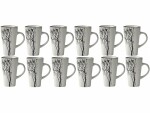 Villa Collection Kaffeetasse Hela 500 ml, 12 Stück, Grau, Material