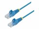 StarTech.com - 1m Slim LSZH CAT6 Ethernet Cable, 10 Gigabit Snagless RJ45 100W PoE Patch Cord, CAT 6 10GbE UTP Network Cable w/Strain Relief, Blue, Fluke Tested/ETL, Low Smoke Zero Halogen - Category 6 - 28AWG (N6PAT100CMBLS)