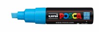 UNI-BALL  Posca Marker 8mm PC-8K L.BLUE hellblau, Keilspitze, Kein