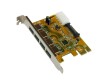 EXSYS PCI-Express-Karte EX-11094, Datenanschluss Seite B: USB