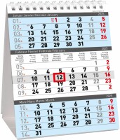 SIMPLEX   SIMPLEX 3-Monats-Tischkalender 2025 61102.25 3M/1S