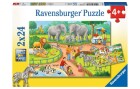Ravensburger Puzzle Ein Tag im Zoo, Motiv: Tiere, Altersempfehlung