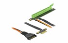 DeLock PCI-E Riser Karte x1 zu x16 flexibel, gewinkelt