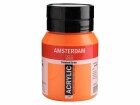 Amsterdam Acrylfarbe Standard Series Azoorange halbdeckend, 500 ml