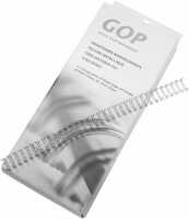 GOP Drahtkamm-Bindeelemente 3:1 A4 020465 11mm silber 20