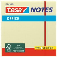 TESA Office Notes 75x75mm 576540000 gelb 100 blatt, Kein