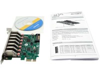 EXSYS PCI-Express-Karte EX-11088-2, Datenanschluss Seite B: USB