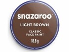 Snazaroo Schminkfarbe Blister 18 ml, Hellbraun, Set: Nein