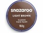 Snazaroo Schminkfarbe Blister 18 ml, Hellbraun, Set: Nein