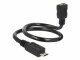 DeLock USB-OTG-Kabel ShapeCable Micro-USB B - Micro-USB B 0.35