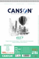 CANSON Skizzenpapier A4 31412A004 180g, weiss 30 Blatt, Kein
