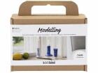 Creativ Company Modellier-Set Kerzenhalter Ultramarinblau