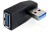 Image 1 DeLock USB3.0 Winkeladapter: A-Buchse zu A-Stecker, für
