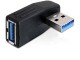 DeLock USB3.0 Winkeladapter: A-Buchse zu A-Stecker,