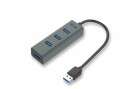 i-tec USB-Hub USB-A Metal 4x USB 3.0, Stromversorgung: USB