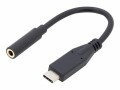 Digitus - Adapter USB-C auf Klinkenstecker - USB-C männlich