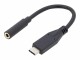 Digitus - USB-C to headphone jack adapter - 24
