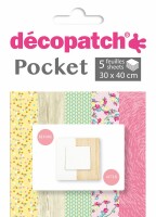 DECOPATCH Papier Pocket Nr. 18 DP018O 5 Blatt