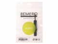 Bemero Stecker BC2001BK-M 6.3 mm Mono Klinkenstecker schwarz