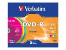 Verbatim DVD-R Medien 4.7GB,16x,5er Pack