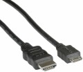 Value - HDMI mit Ethernetkabel - mini HDMI männlich