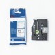 PTOUCH    Textilbandkassette schw./weiss - TZe-R231  PT-DV600VP               12 mm
