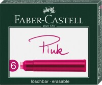 FABER-CASTELL Tintenpatrone 185508 pink, 6 Stück, Kein Rückgaberecht