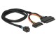 Bild 1 DeLock PCI-E U.2-Kabel SFF-8643 - SFF-8639 75 cm, Datenanschluss