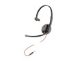 Poly Headset Blackwire 3215 Mono Single Unit, Microsoft