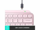 Logitech Tastatur - MX Keys Mini Rose CH-Layout