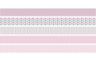 Heyda Washi Tape Pastell Mini Rosa, Detailfarbe: Rosa, Länge