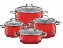 Silit Kochtopf-Set Passion Red 4-teilig, Material: Silargan