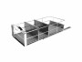 Simplehuman Regal Organizer 22.8 x 50.8 cm, Grau/Silber, Bewusste