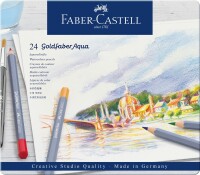 FABER-CASTELL Goldfaber Aquarellstift 114624 24er Metalletui, Kein
