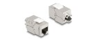 DeLock Keystone-Modul RJ45 zu LSA Cat.6A Slim werkzeugfrei