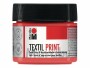 Marabu Textilfarbe Texil Print 100 ml Rot, Art: Textilfarbe