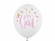 Partydeco Luftballons Its a girl Weiss/Pink Ø 30 cm